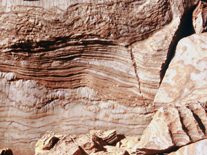 Potential calcitized gypsum bed from the 1.1 Ga Atar Group, Mauritania