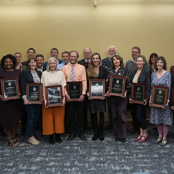 Faculty Recognized for Excellence in Advising, Research, and Teaching