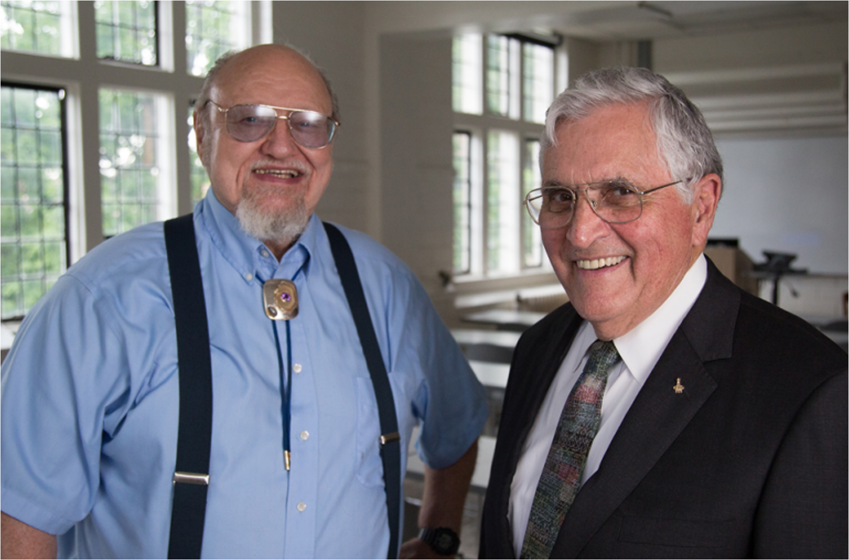 With Apollo 17 astronaut Jack Schmitt at an outreach event